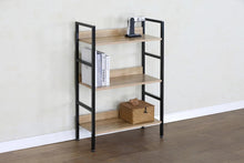 Load image into Gallery viewer, 3 Tier Ladder Shelf Bookcase Living Room Display Shelving Unit Storage Rack 60×27.6×93 cm
