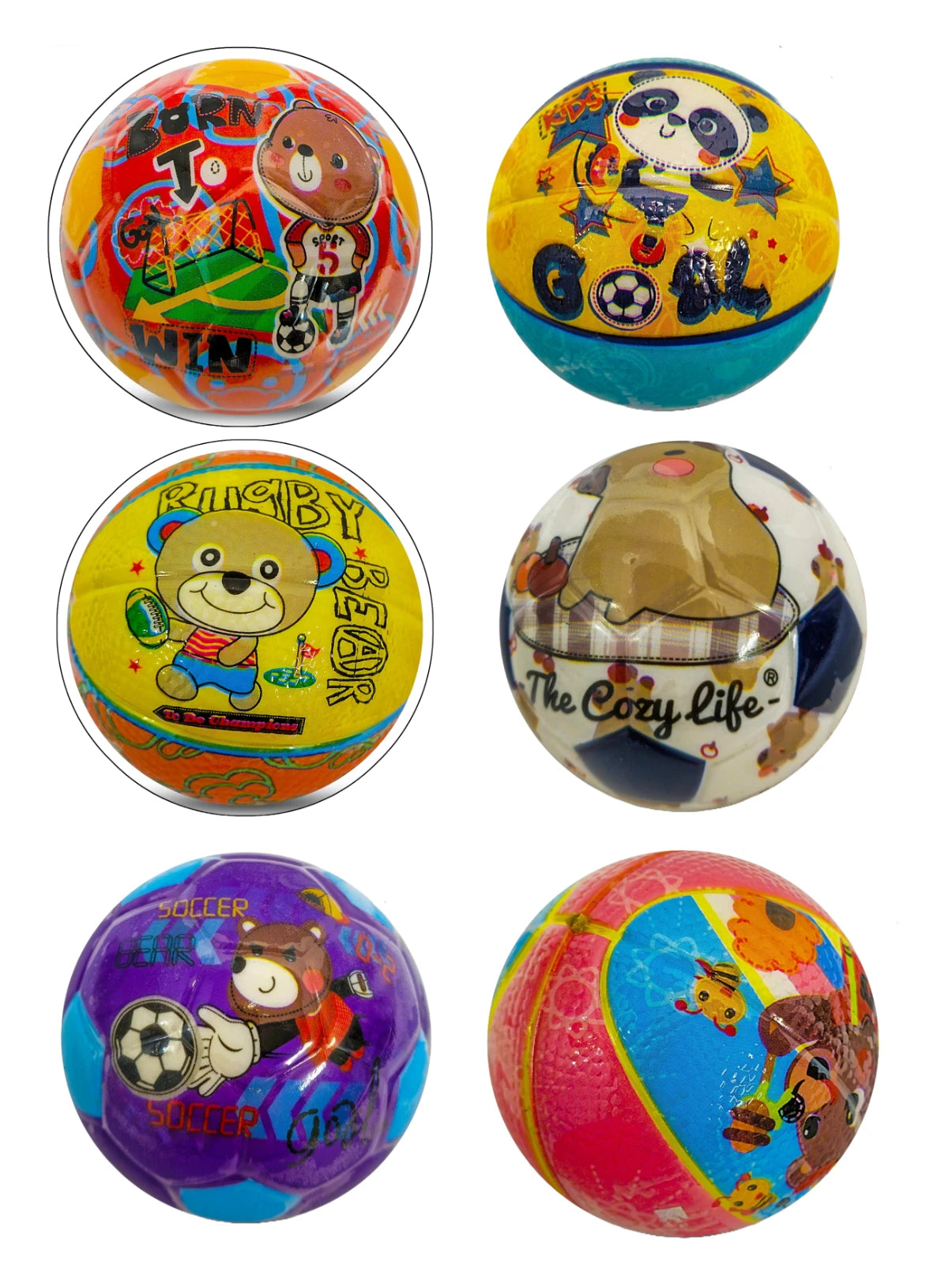 Mini Children Bouncy Football Soccer Soft Ball PU Boys Girls Toy Christmas Gift