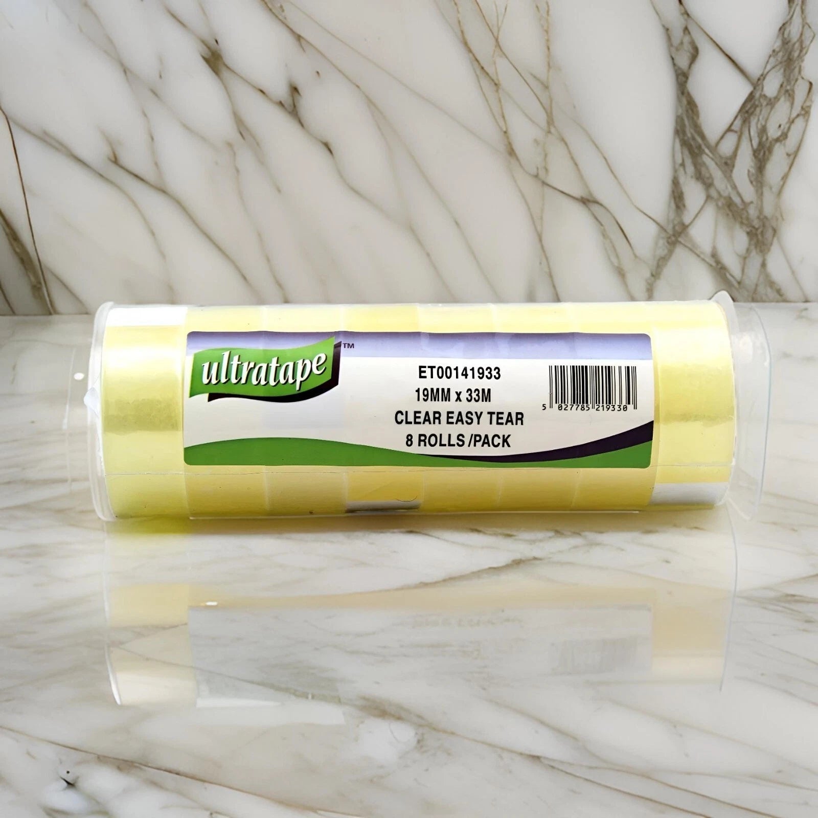 Ultratape Clear Tape Rolls 19mm x 33M Sellotape Packing Roll Easy Tear Strong