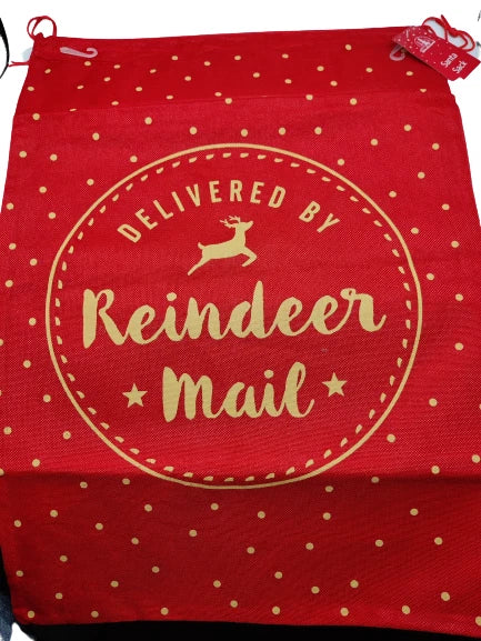 Large Christmas Santa Sack Traditional Gift Bag Present Stocking Bags 70 x 51cm