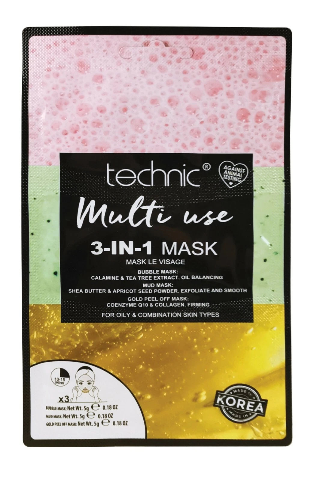 Korean Face Mask Sheet Hydrating Facial Moisturising Soothing Skin Care Pack