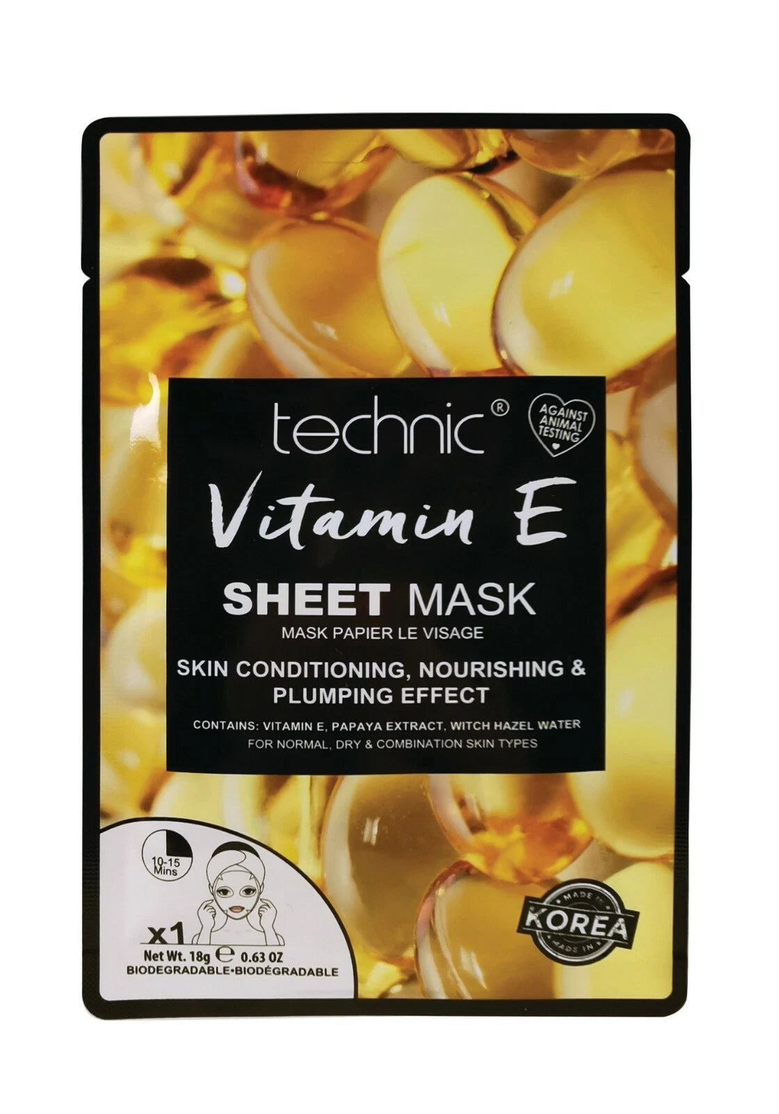Korean Face Mask Sheet Hydrating Facial Moisturising Soothing Skin Care Pack