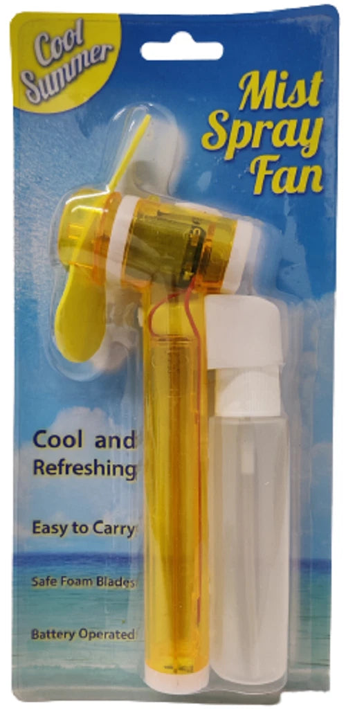 Mini Mist Spray Fan Portable Handheld Cooling Water Spray Summer Travel Gadget