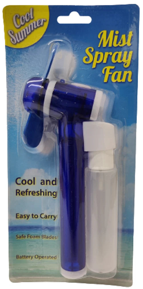 Mini Mist Spray Fan Portable Handheld Cooling Water Spray Summer Travel Gadget