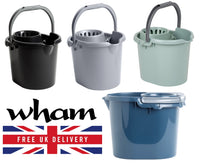 16L Mop Bucket with Wringer – Heavy Duty Floor Cleaning Bucket for Commercial & Home Use