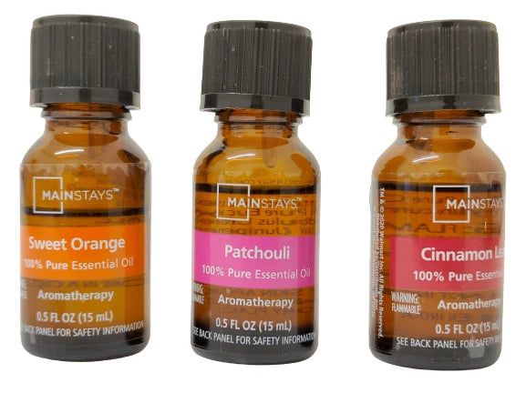 100% Pure Essential Oil Set Aromatherapy Diffuser Fragrance Oils 3 Pack 15ml