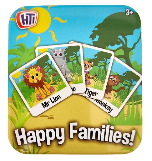 Traditional Snap Cards Children Playing Games Classic Travel Puzzle Animals