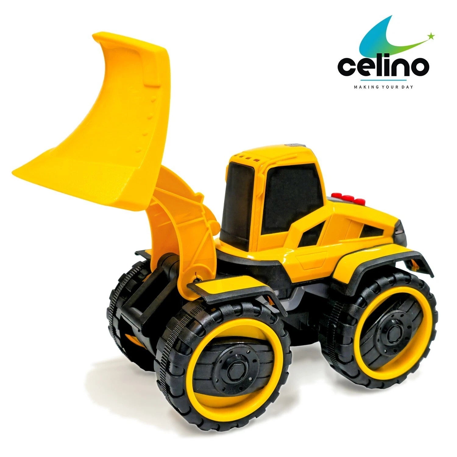 Construction Vehicle Toy Truck Lights & Sound Front Loader Kids Birthday Gift