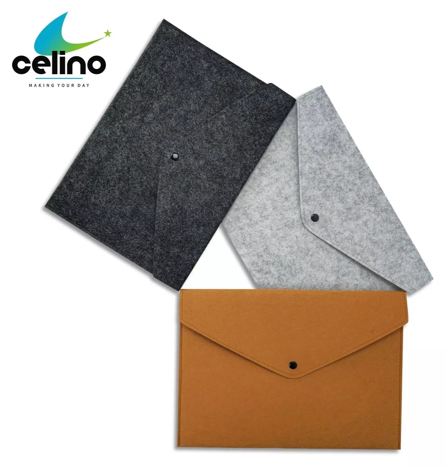 A4 Document Wallets File Folders Bag Portfolio Large Pencil Pouch Case of Felt