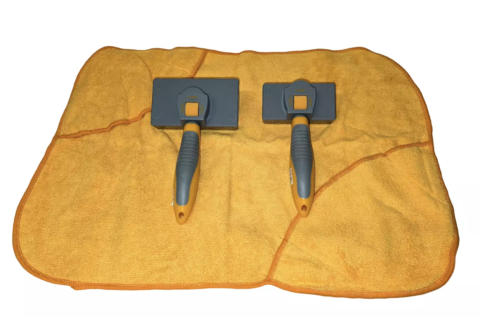 2pk Pet Hair Remover Self Cleaning Slicker Brush For Cats Dog Pet Grooming Tool
