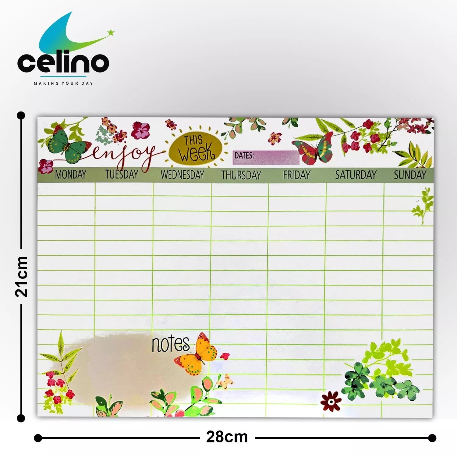 A4 Weekly Planner Magnetic Whiteboard Dry Wipe Fridge To Do List Meal Shopping