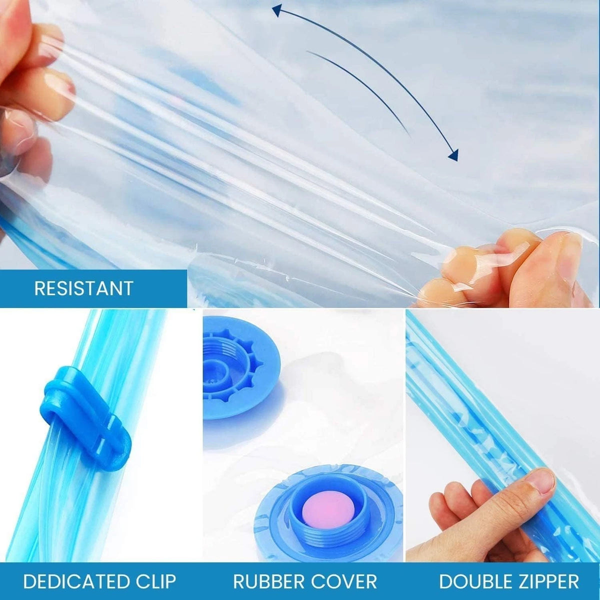 Vacuum Storage Bags for Clothes Duvets Vacum Small Medium Large Space Saving