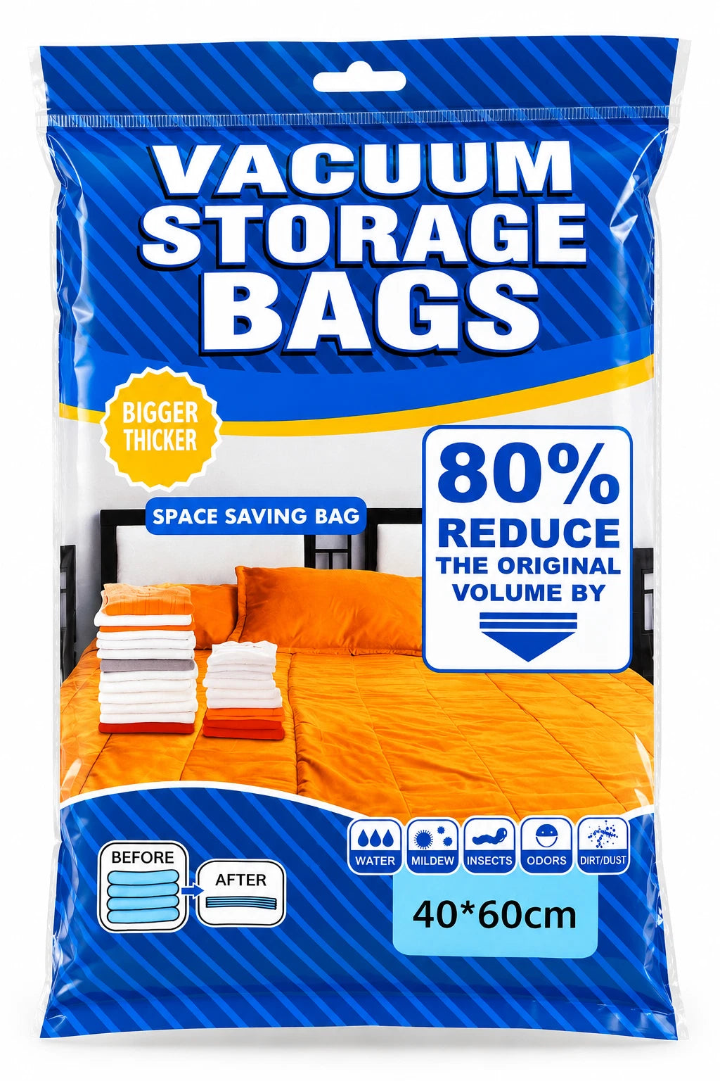 Vacuum Storage Bags for Clothes Duvets Vacum Small Medium Large Space Saving