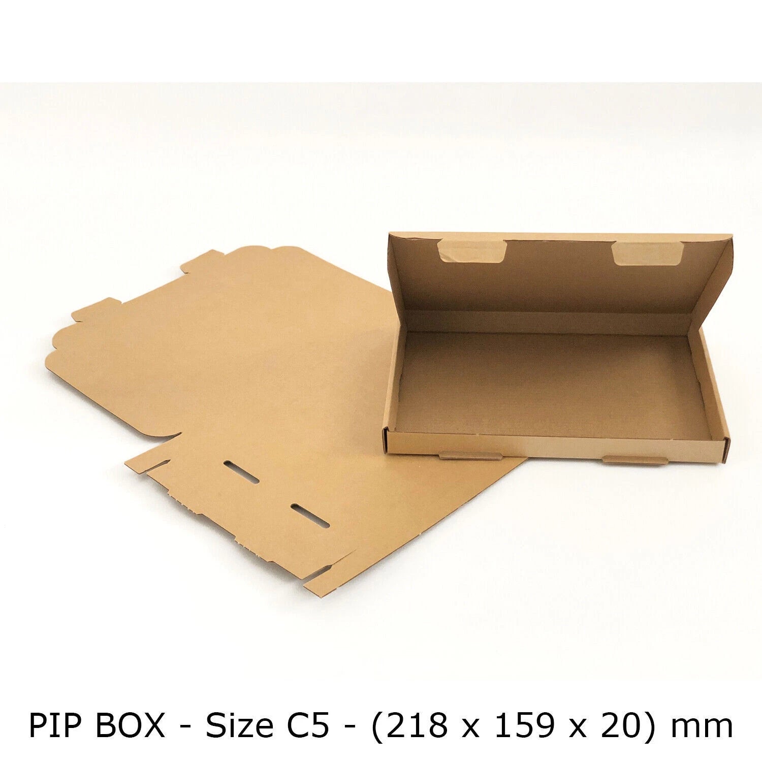 Large Letter Box Royal Mail PIP Boxes C4 C5 C6 Card board Postal Mailing Brown