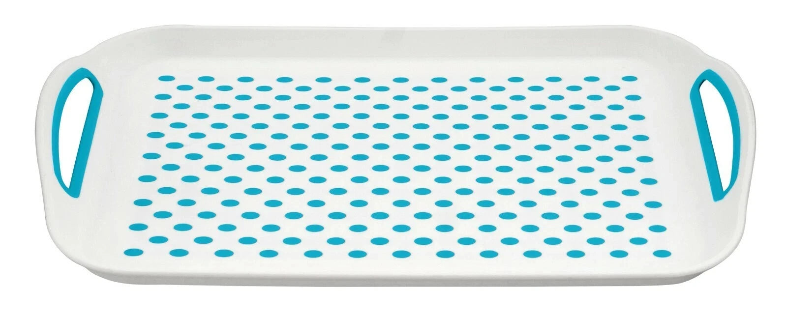 Serving Tray with Handles Non Slip Large Rectangle Food Dinner Drink Lap Tea