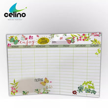 Load image into Gallery viewer, A4 Weekly Planner Magnetic Whiteboard Dry Wipe Fridge To Do List Meal Shopping
