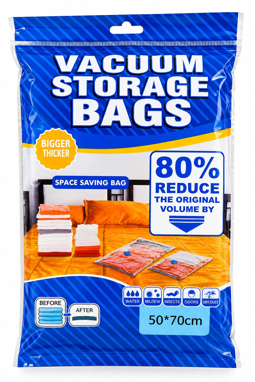 Vacuum Storage Bags for Clothes Duvets Vacum Small Medium Large Space Saving