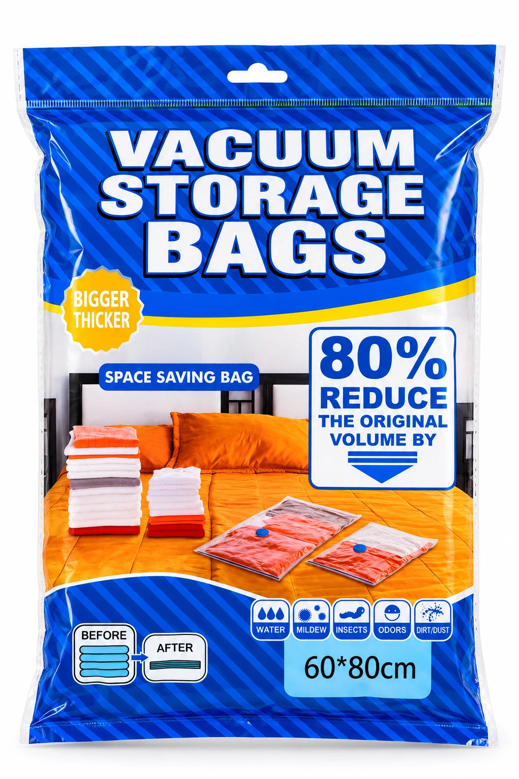 Vacuum Storage Bags for Clothes Duvets Vacum Small Medium Large Space Saving