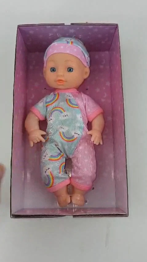 10" Baby Doll Toy With Sounds Cute Clothes Outfit Girls Boys Gift 26cm Ages 2+