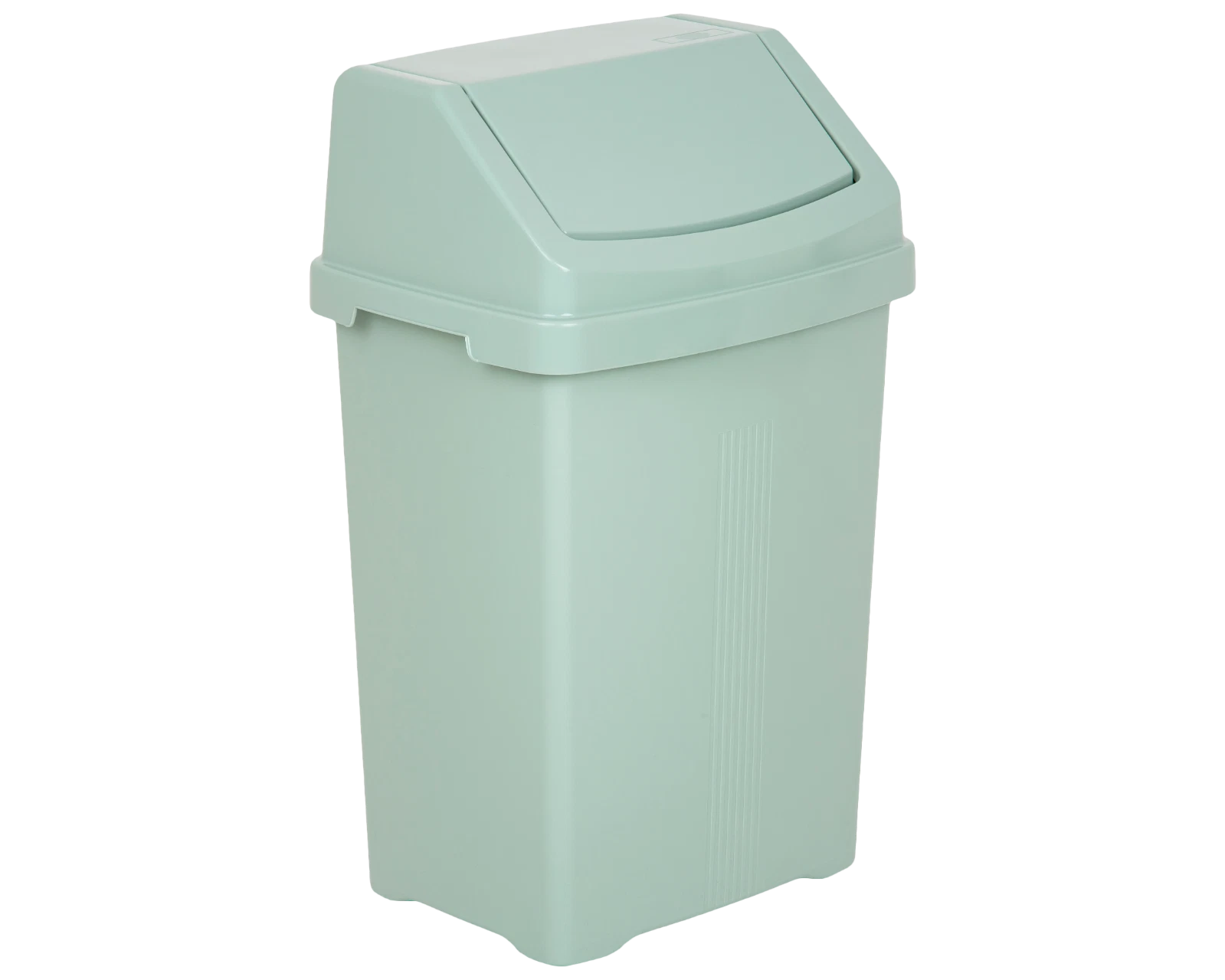 25/50L Plastic Swing Top Dust Bin Waste Rubbish Trash Can Home Kitchen Office