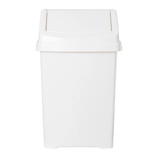 25/50L Plastic Swing Top Dust Bin Waste Rubbish Trash Can Home Kitchen Office