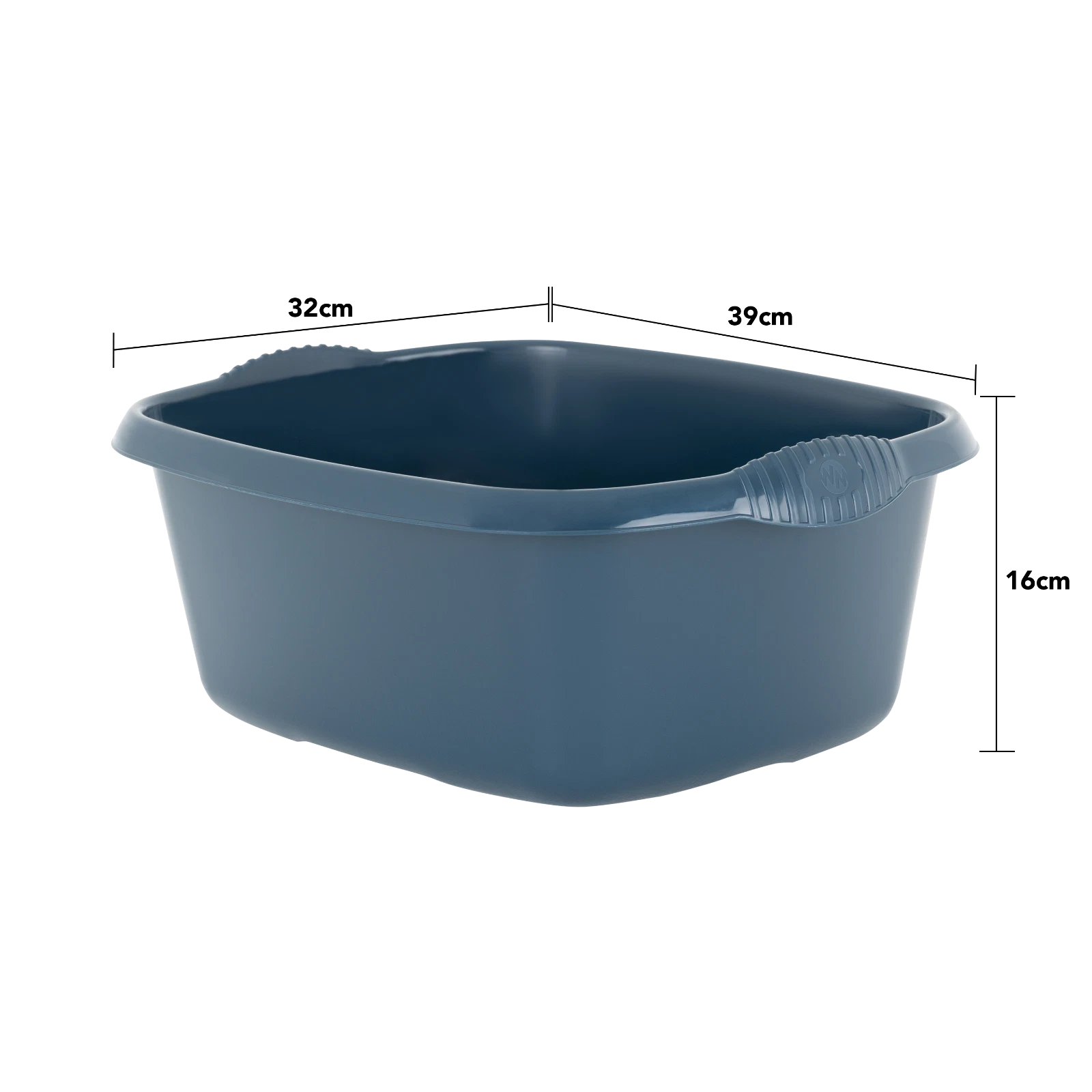 12L Washing Up Bowl Plastic Kitchen Basin Sink Mixing Cutlery Tidy Rectangular