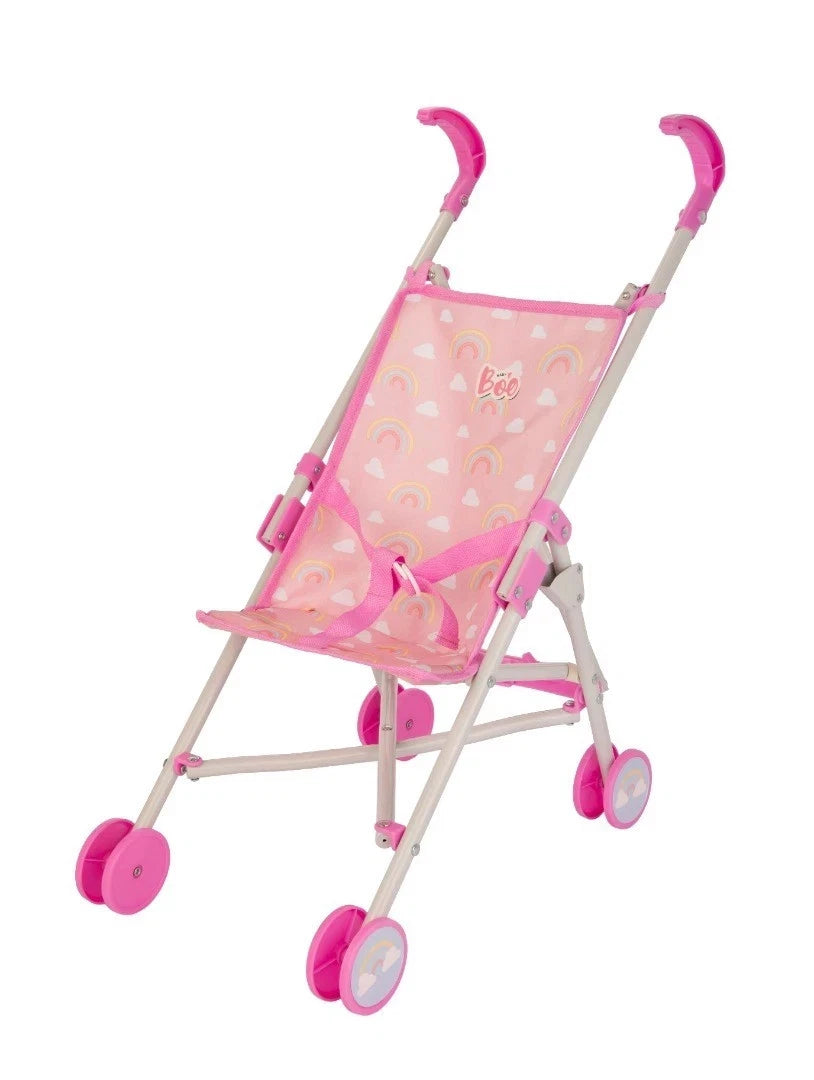 Dolls Pram Girls Toy Doll Stroller Baby Doll Pram Dolls Single Pushchair Buggy
