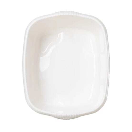 12L Washing Up Bowl Plastic Kitchen Basin Sink Mixing Cutlery Tidy Rectangular