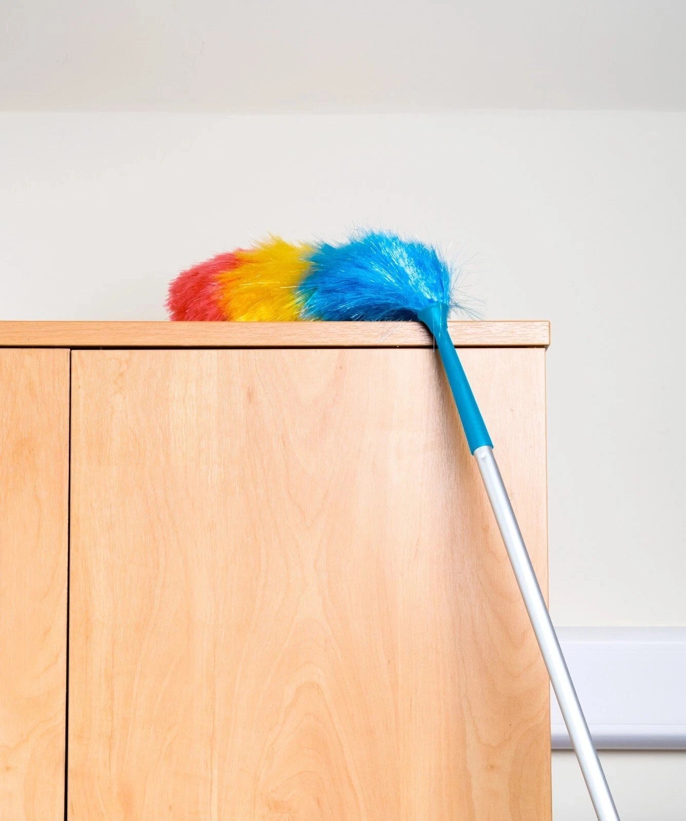 1.8M EXTENDABLE HANDLE TELESCOPIC DUSTER ANTI-STATIC FEATHER LONG HYGIENIC BRUSH