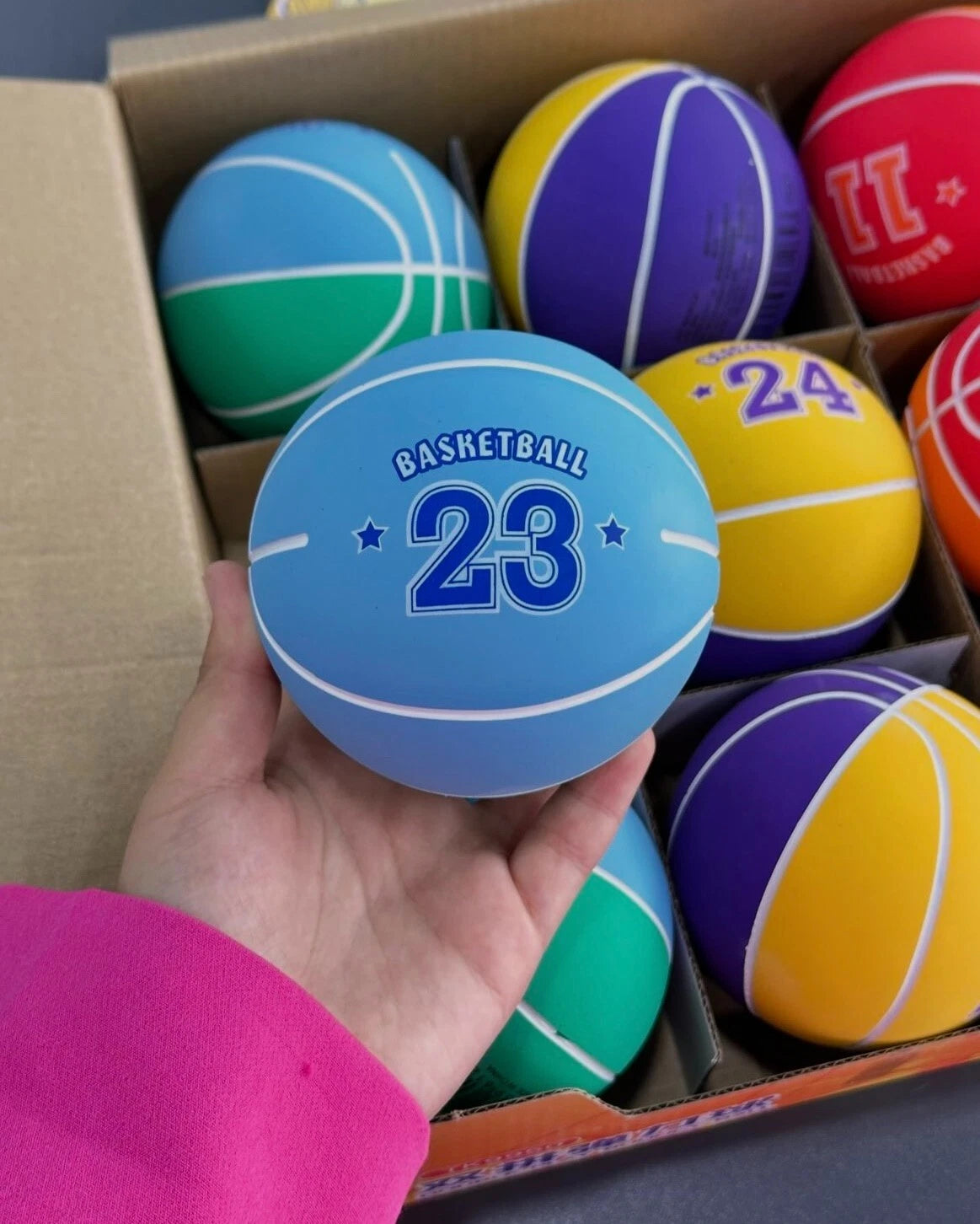 9cm Rubber Ball Hi Bounce Bouncing Indoor Outdoor Play Children Game Kids Toy UK
