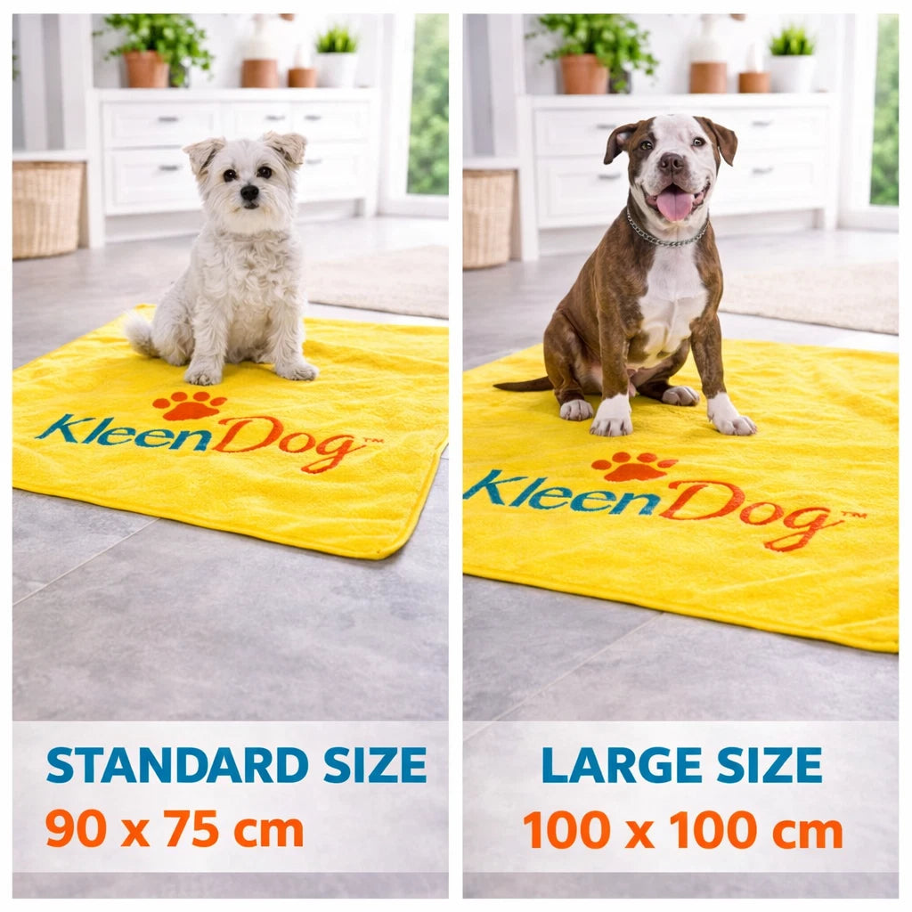 Large Microfibre Pet Towel – Super Absorbent Soft Drying Towel for Dogs & Cats, Bath & Grooming Use
