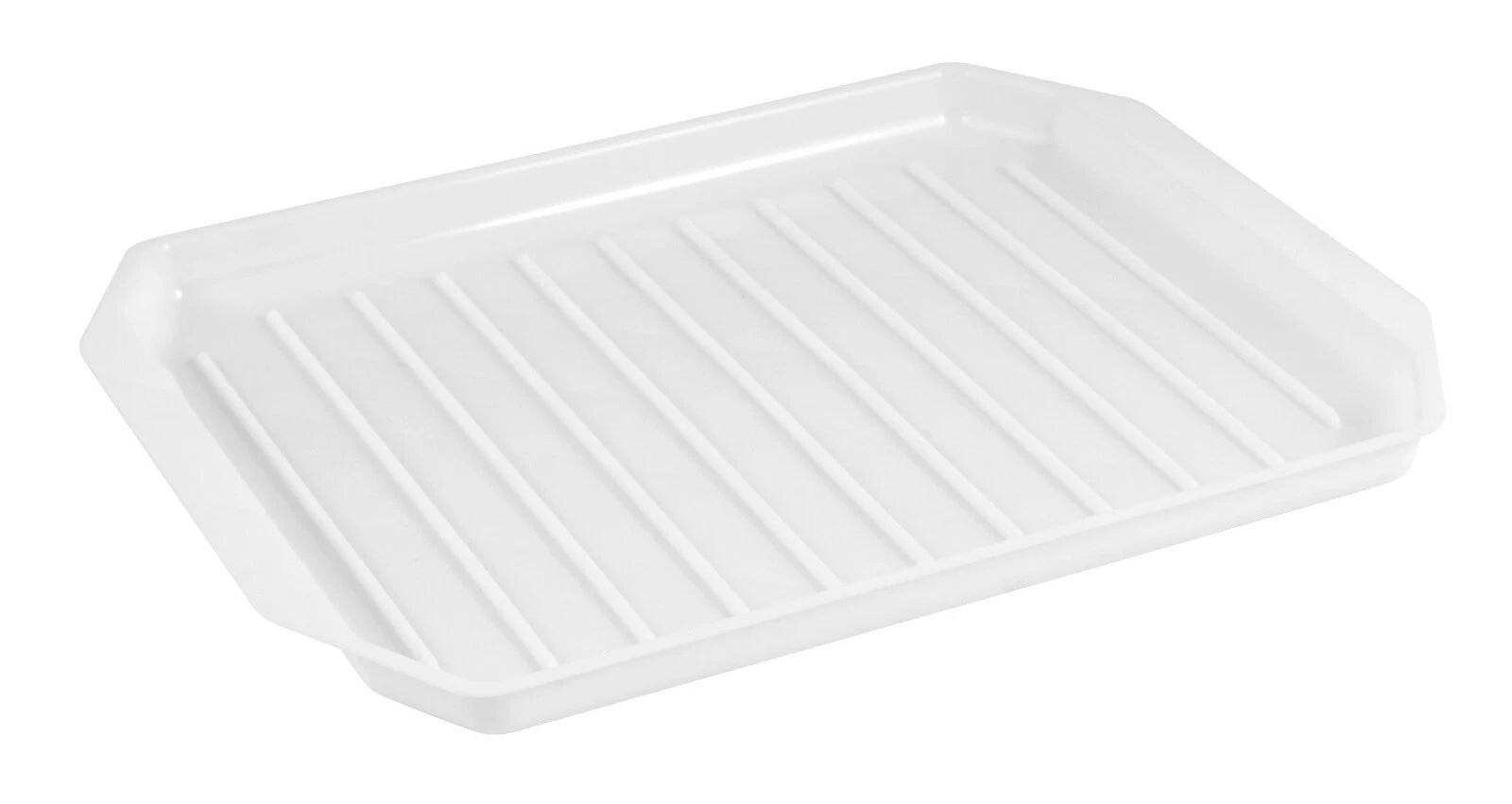 Plastic Microwave Tray Bacon Meat Rack Crisper Cooking Defrosting Ovenware