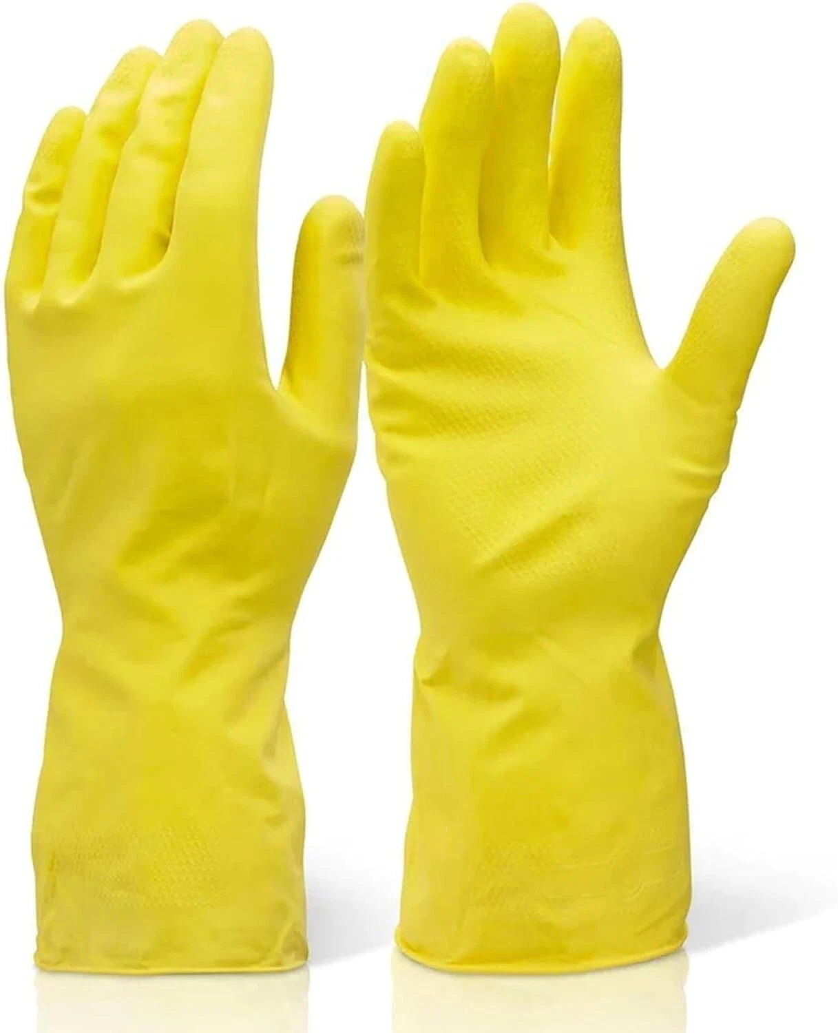 2 Pairs Rubber Gloves Cleaning Car Window Dish Washing up Kitchen Bathroom NEW