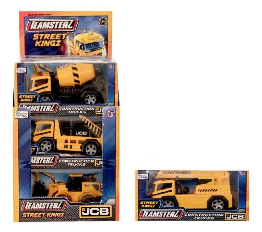 JCB Construction Vehicle Toys Digger Loader Crane Skip Lorry Kids Boys Xmas Gift