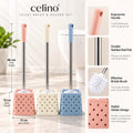 Toilet Brush and Holder Set WC Bathroom Accessories Loo Cleaning Freestanding UK