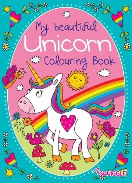 2pk A4 Colouring Book For Children Kids Girls Unicorn Mermaid Fun Activity Books