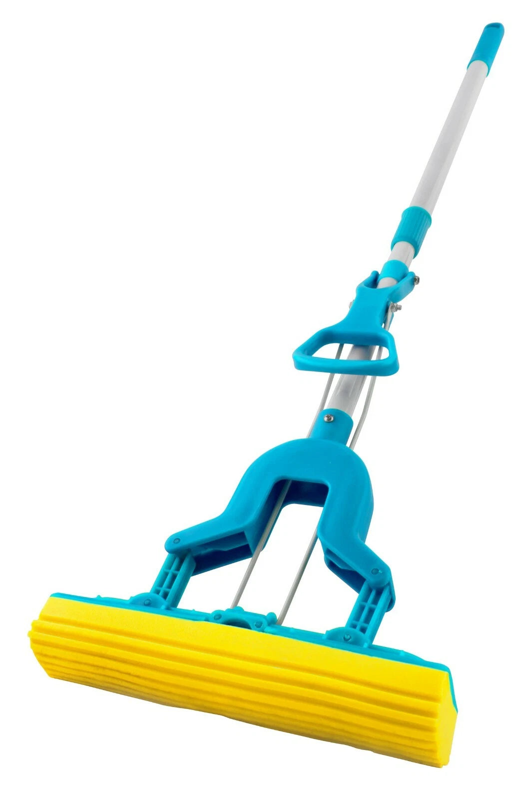 Telescopic Super-Absorbent Butterfly Sponge Squeegee Floor Mop Bathroom Cleaning