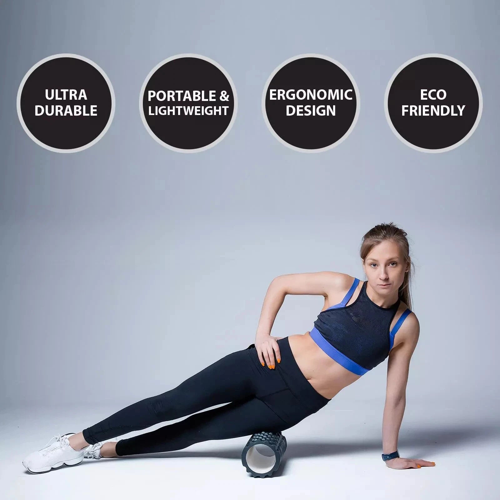 13" Exercise Foam Roller for Deep Tissue Muscle Therapy Massage Trigger Point