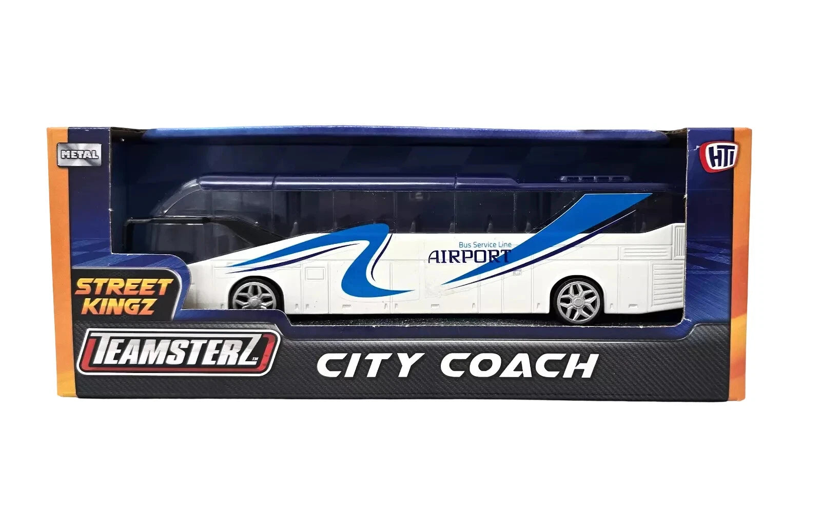 Teamsterz City Coach Airport Bus DieCast Toy Vehicles Kids Girls Boys Toys Gift