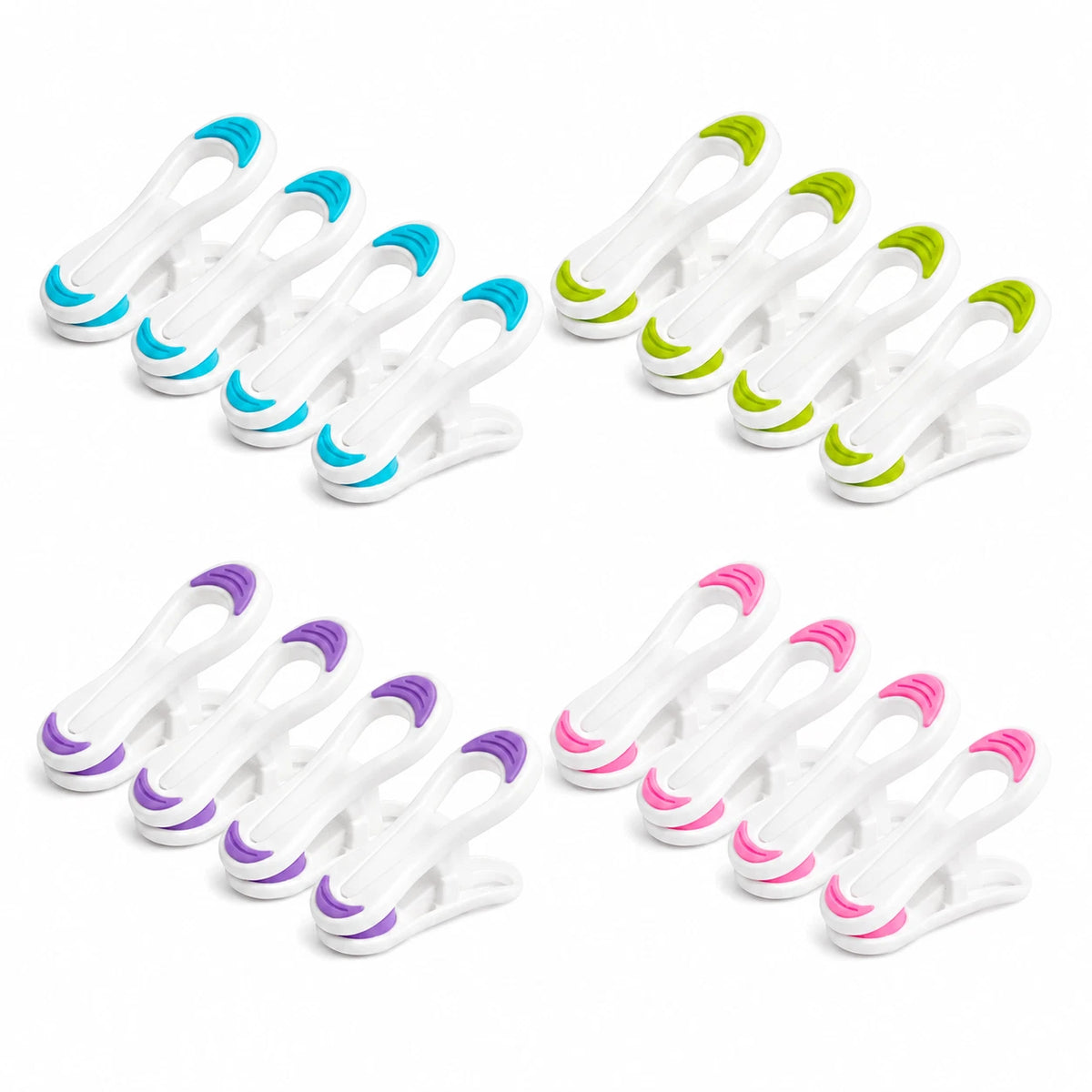40 Pegs For Washing Line Soft Grip Clothes Pin Strong Multi Purpose Laundry Pegs