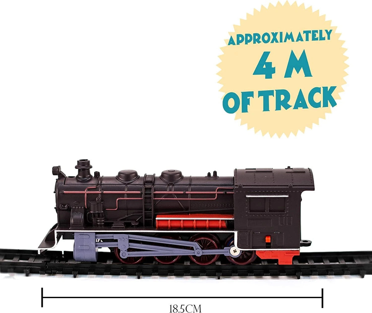 Classic Train Set Large Toy With Light & Sound Battery Operated Kids Boys Toys