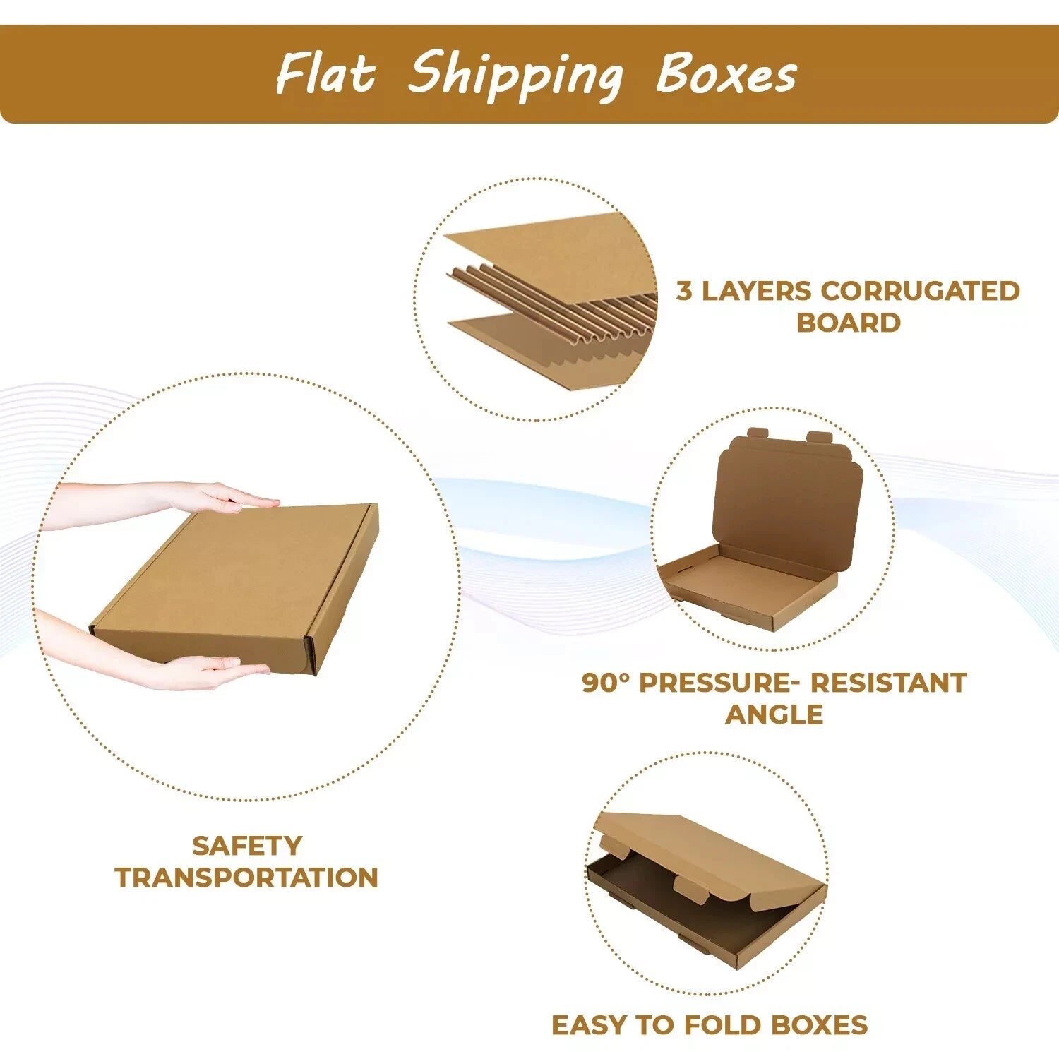 Large Letter Box Royal Mail PIP Boxes C4 C5 C6 Card board Postal Mailing Brown