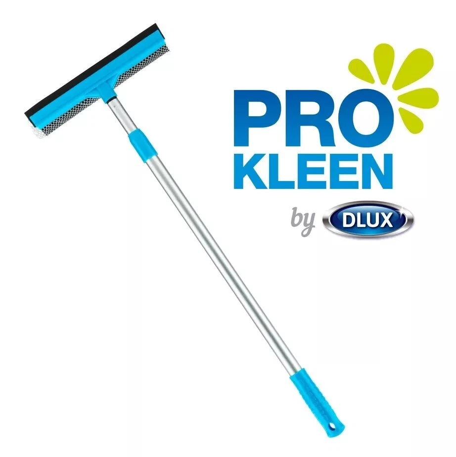 Extendable Window Squeegee Cleaning Equipment Glass Wiper Sponge Head 60-105cm