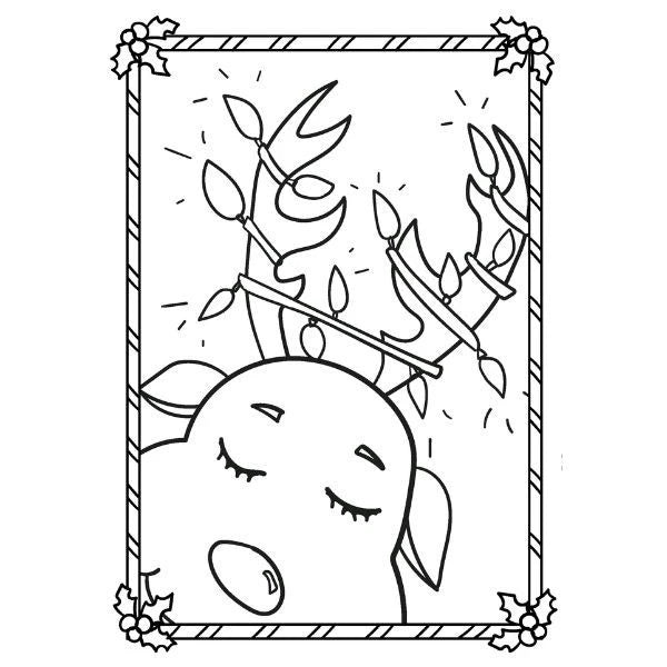 A4 Christmas Colouring Books For Kids Set of 2 Activity Book Festive Designs
