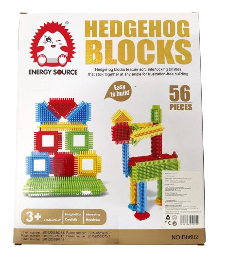 Hedgehog Building Blocks Construction 56 Pcs DIY Educational Toys Learn Playset