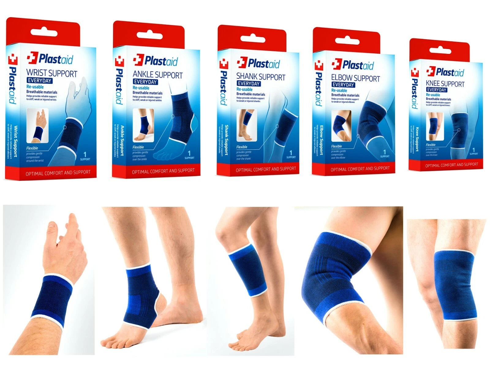 Support Bandage Knee Ankle Elbow Elastic Compression Brace Wrap Strap Arthritis