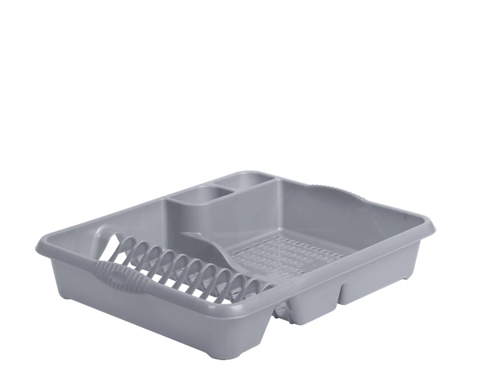 Large Plastic Kitchen Plate Dish Drainer Rack Draining Board Cutlery Holder UK
