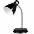 Metal Desk Lamp Black with Adjustable Flexi neck for Study & Reading Home Office