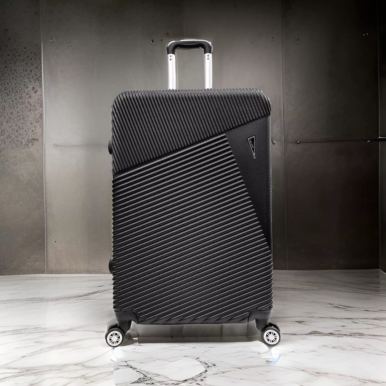 3 Piece Lightweight ABS Hard Shell Suitcase Set – 4 Wheel Travel Luggage Bags