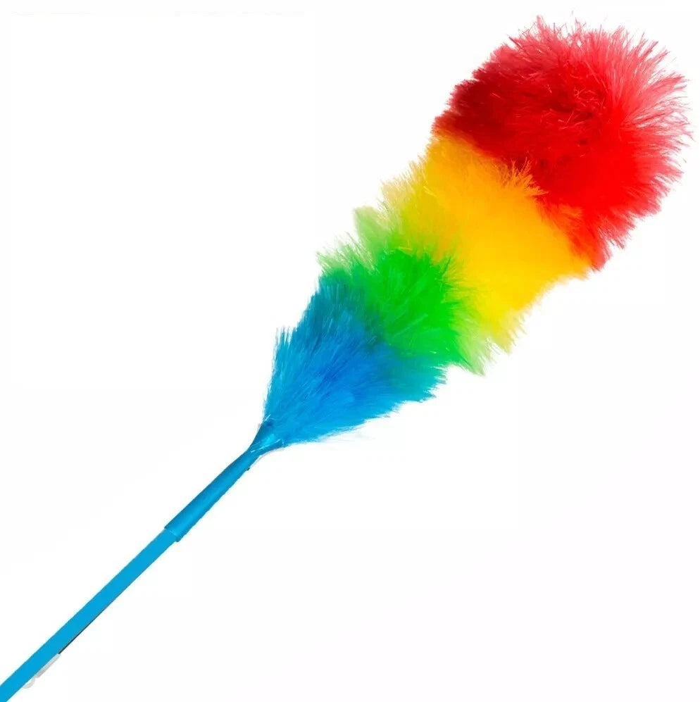 1.8M EXTENDABLE HANDLE TELESCOPIC DUSTER ANTI-STATIC FEATHER LONG HYGIENIC BRUSH